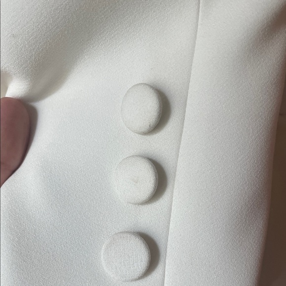 MISHA COLLECTION White Blazer with Bell Sleeves - Picture 7 of 12